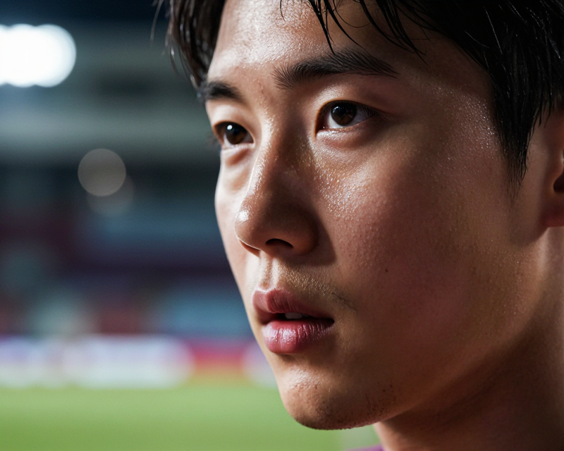 Determined Athlete Focus