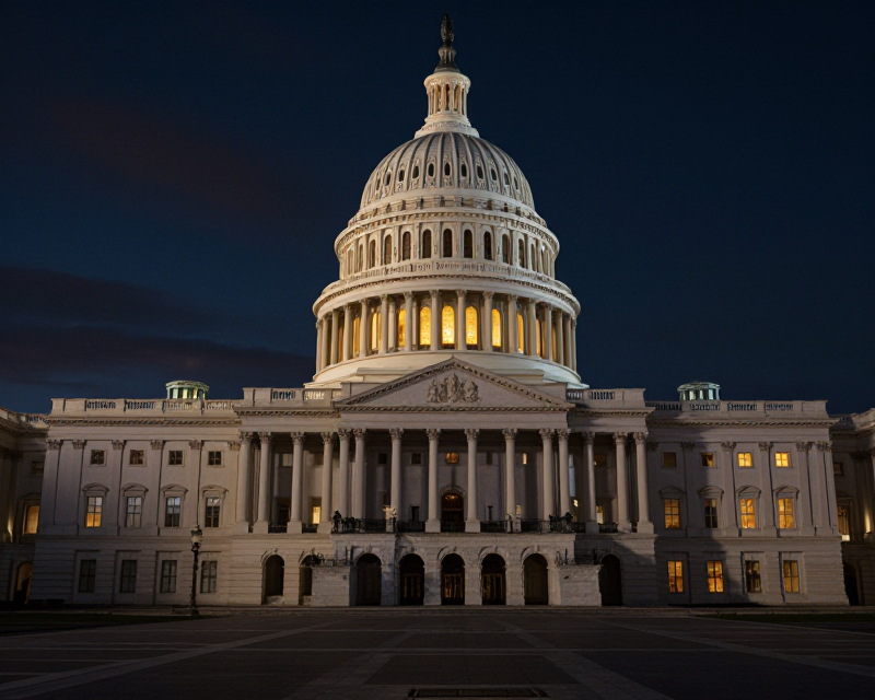 US Capitol Political Tension