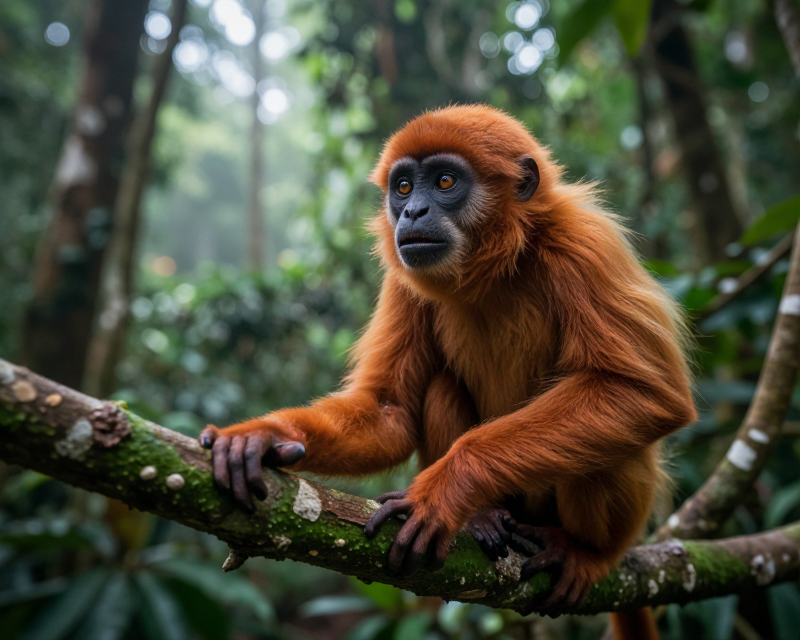 Likweli Monkey in Congo