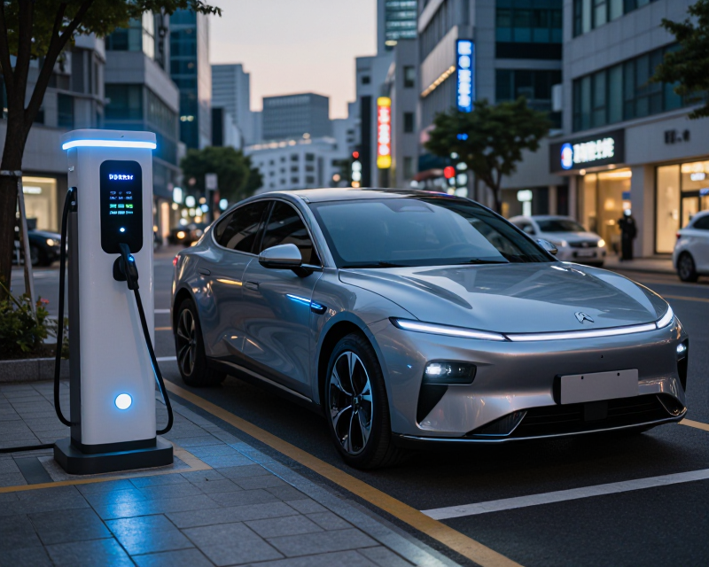 Modern EV Charging in Seoul