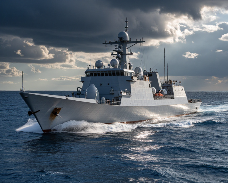 Modern South Korean Naval Vessel