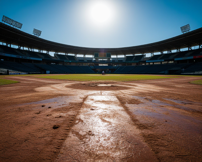 Heatwave at Baseball Stadium