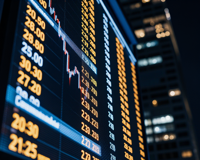 Digital Stock Market Display