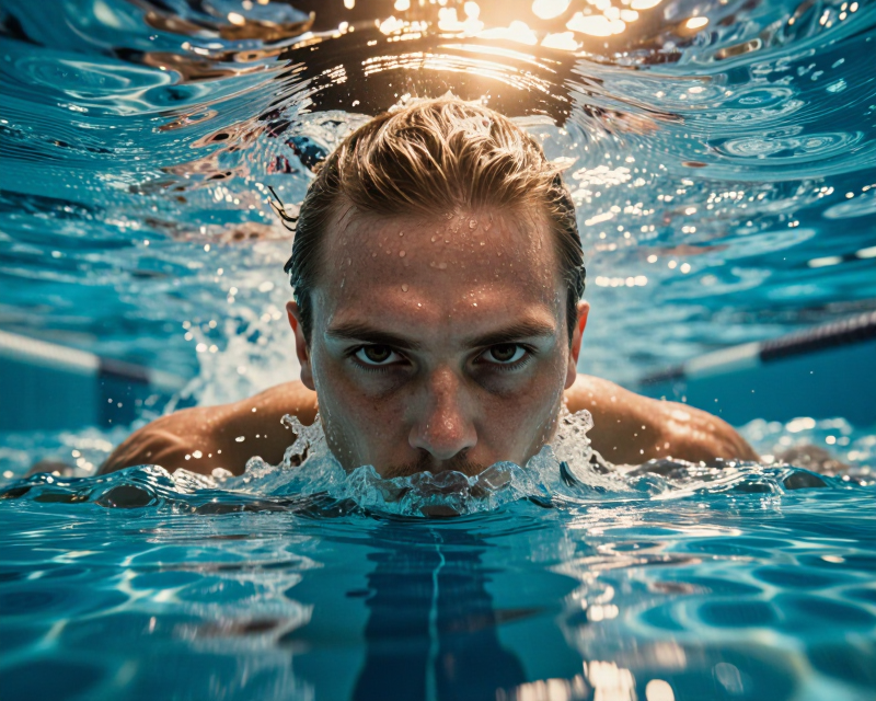 Cinematic Swimmer Emergence