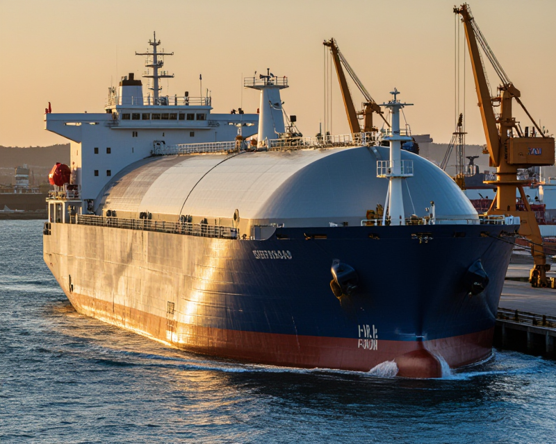 Modern LNG Carrier and FSRU in Korean Shipyard