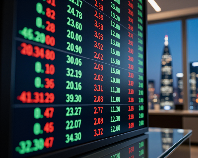 Stock Market Digital Display