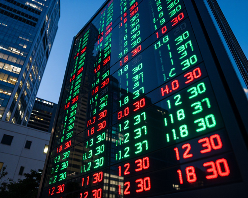Financial Market Trend Visual