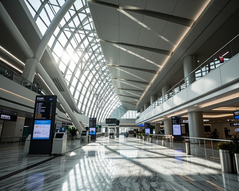Modern Incheon Airport Terminal
