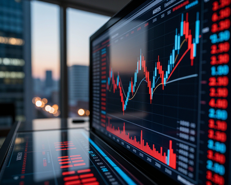 Stock Market Decline Concept